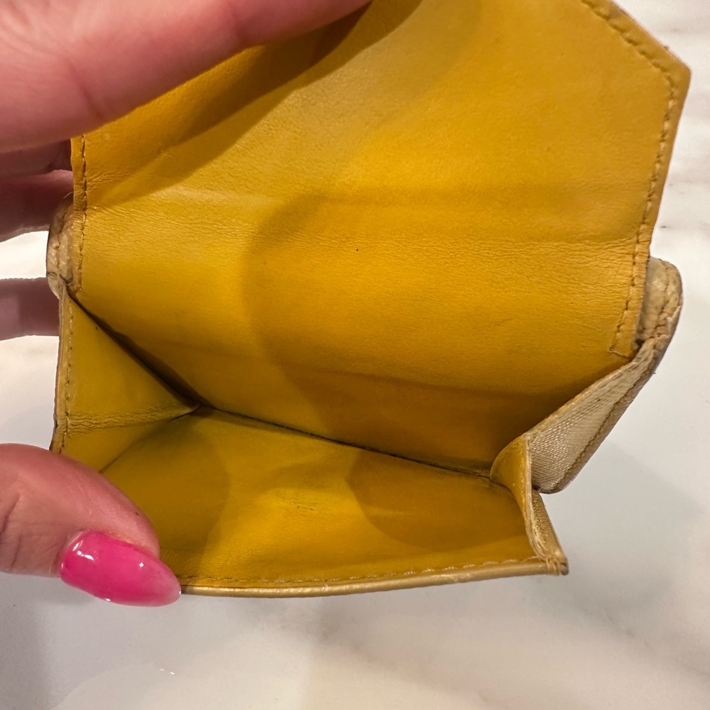 Prada Tri Fold Compact Saffiano Leather Wallet - Picture 5 of 6